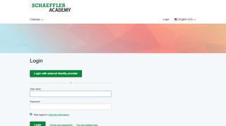 
                            5. Schaeffler Academy - Login