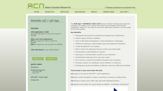 
                            4. Schedule 13G / 13D App :: Advisor Consultant Network