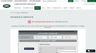 
                            2. Schedule Auto Service and Maintenance | Land Rover Paramus