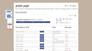 
                            8. Schedule - Prana Yoga Miami