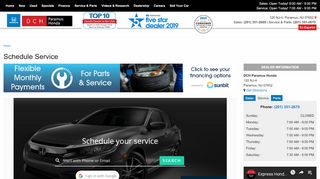 
                            9. Schedule Service | DCH Paramus Honda