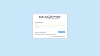 
                            9. ScheduleAnywhere Login