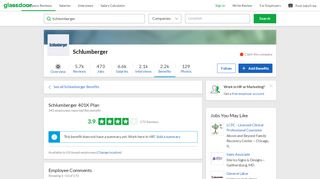 
                            6. Schlumberger Employee Benefit: 401K Plan | Glassdoor