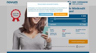
                            11. Schnell Geld leihen bis 600 euro - Novum Bank