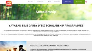 
                            1. Scholarship Information Malaysia - Yayasan Sime Darby