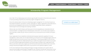 
                            4. Scholarship Program Management - ISTS