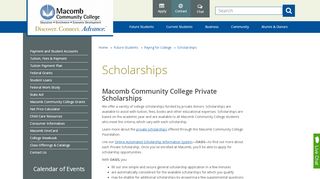 
                            7. Scholarships - Macomb Community College