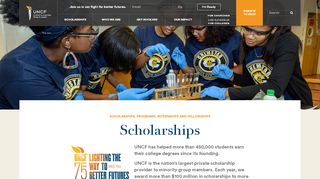 
                            2. Scholarships | UNCF