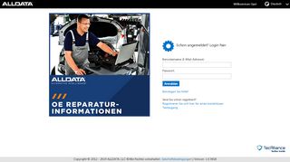 
                            9. Schon angemeldet? Login hier. - app.alldata.com