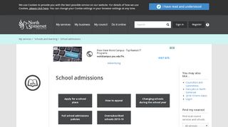 
                            1. School admissions - North Somerset Council