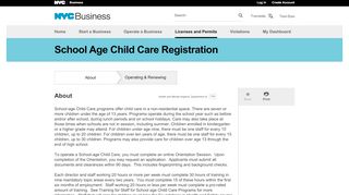 
                            2. School Age Child Care Registration - NYC Business - NYC.gov
