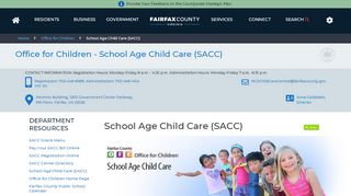 
                            5. School Age Child Care (SACC) | Office for Children - Fairfax County
