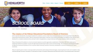 
                            3. School Board - Kenilworth Science and Technology Charter School ...