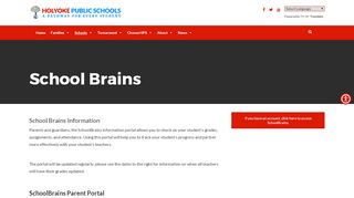 
                            9. School Brains – Holyoke Public Schools