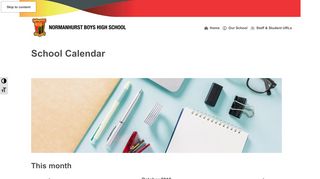 
                            7. School Calendar – Normanhurst Boys High School