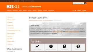 
                            6. School Counselors - Bowling Green State University