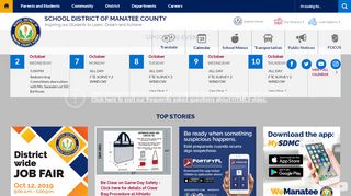 
                            4. School District of Manatee County / Homepage