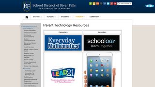 
                            5. School District of River Falls - Parent Technology Resources