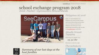 
                            5. school exchange program 2018