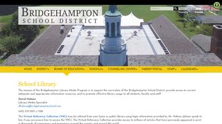 
                            9. School Librarian/Media ... - Bridgehampton School District Schools