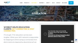 
                            3. School Network Solutions | Wyebot Campus Technology