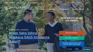 
                            6. School of Advanced International Studies | Johns Hopkins ...