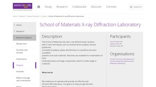 
                            1. School of Materials X-ray Diffraction Laboratory | Research Explorer ...