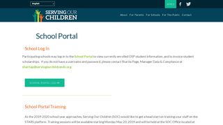 
                            6. School Portal - Serving Our Children