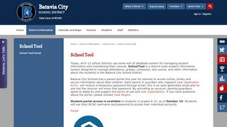 
                            4. School Tool / School Tool Portal - Batavia