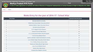 
                            8. School Wise - Education Portal