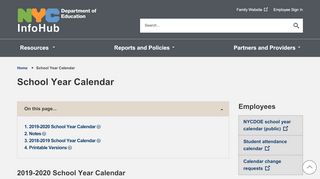 
                            6. School Year Calendar - infohub.nyced.org