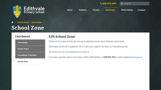 
                            8. School Zone - edithvaleps.vic.edu.au