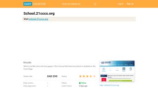 
                            7. School.21cccs.org: Moodle - Easy Counter