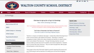 
                            9. Schoology - Walton County School District