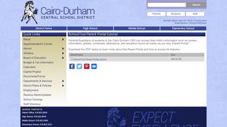 
                            6. SchoolTool Parent Portal tutorial | Cairo-Durham Central School District