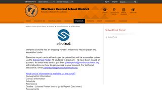 
                            1. SchoolTool Portal / Student Portal