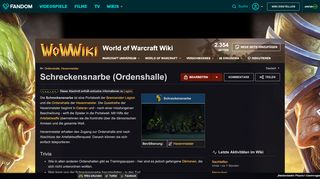 
                            1. Schreckensnarbe (Ordenshalle) | WoWWiki | FANDOM ...