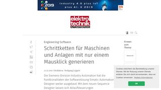 
                            9. Schrittketten für Maschinen und Anlagen mit nur einem ...