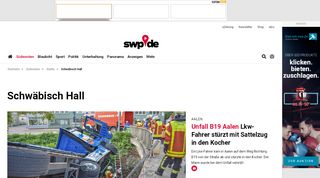 
                            2. Schwäbisch Hall | Aktuelle Nachrichten aus dem Haller Tagblatt