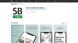 
                            3. ‎Schwarzwälder Bote ePaper im App Store