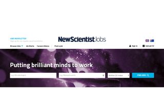 
                            4. Science Jobs, Courses and Career Advice | New Scientist Jobs