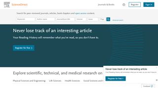 
                            5. ScienceDirect.com | Science, health and medical journals ...
