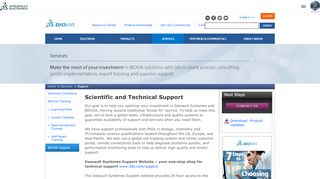 
                            5. Scientific and Technical Support | Dassault Systèmes BIOVIA