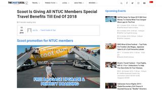 
                            5. Scoot Is Giving All NTUC Members Special Travel Benefits Till End Of ...