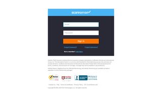
                            2. ScoreSense | Login