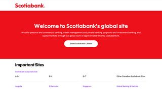 
                            8. Scotiabank Global Site