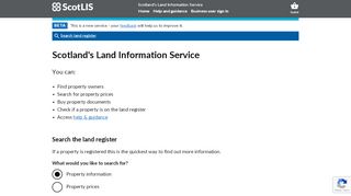 
                            10. ScotLIS - Scotland's Land Information Service