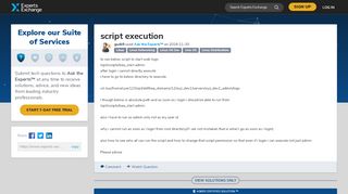
                            5. script execution - experts-exchange.com
