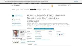 
                            9. Script Open Internet Explorer, Login to a Website, …