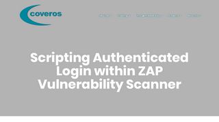 
                            7. Scripting Authenticated Login within ZAP Vulnerability Scanner